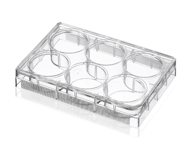 High-performance flat bottom cell culture plates for optical clarity