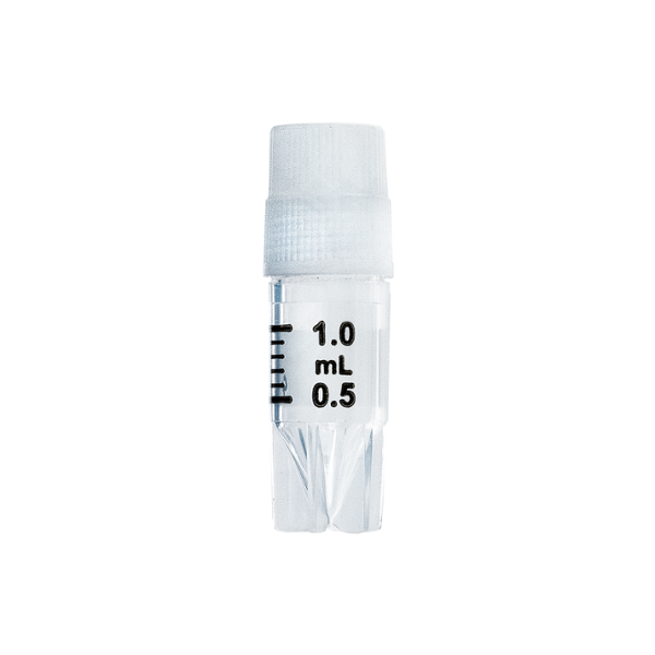 1.0 mL Cryo Tube, External Thread, Stargrip™ Base, Sterile - Puretest
