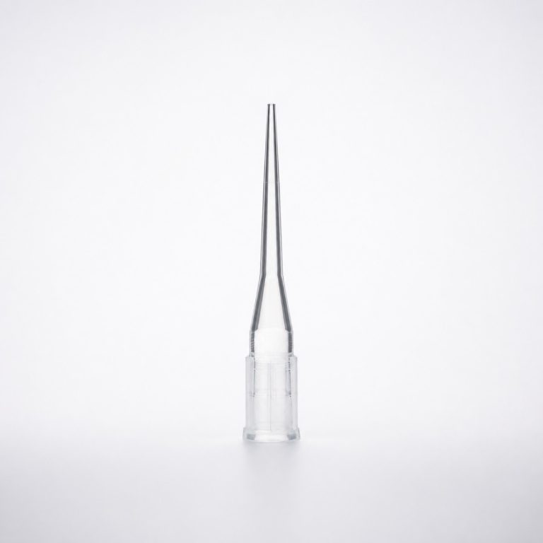 20 µL clear robotic pipette tip compatible with Beckman Biomek liquid handling systems