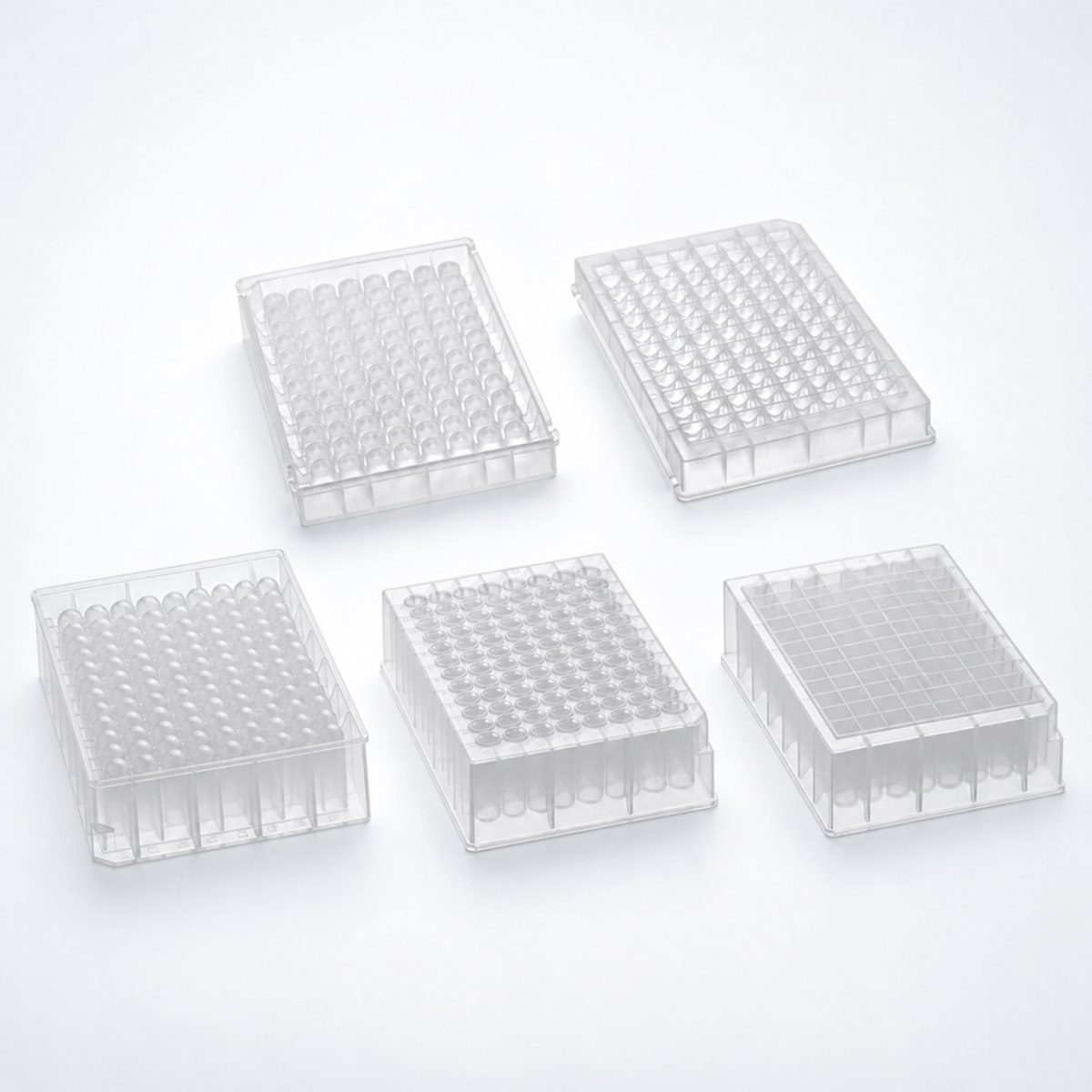 Representative deep-well plate products from the Puretest range