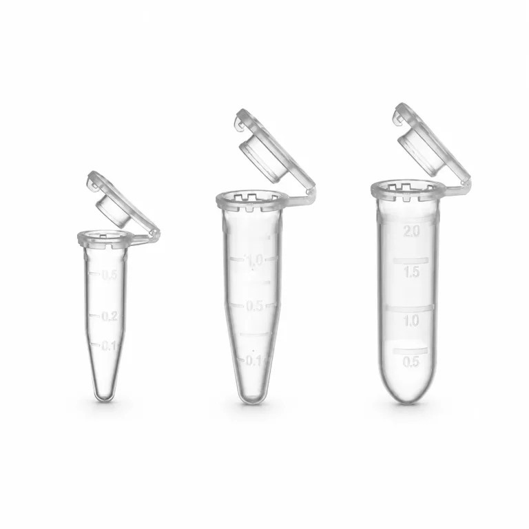 0.5, 1.5 & 2.0 mL Microcentrifuge Tubes