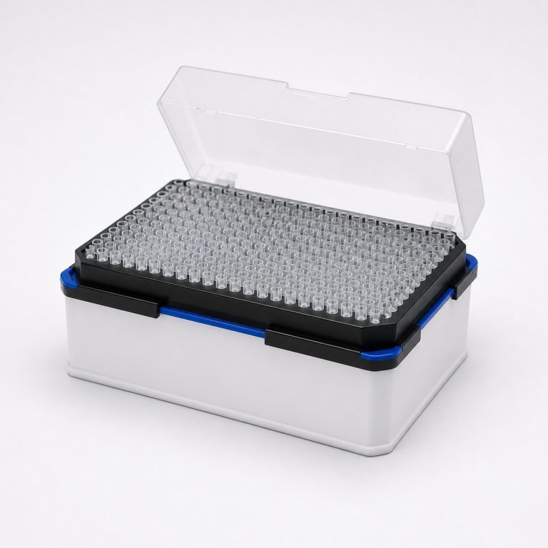 high-density robotic pipette tip rack compatible with Tecan Fluent MCA 384 automation