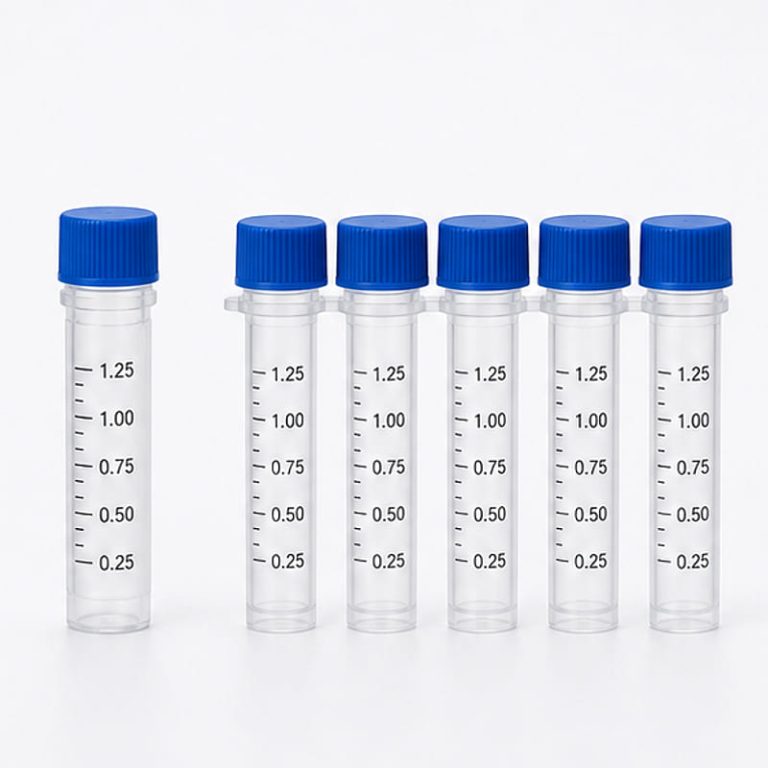1.25 mL Cryogenic Vials – Flat-Bottom & Linked-Strip Options