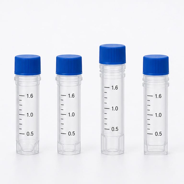 1.6 mL Cryogenic Vials – Hex-Base, Sterile