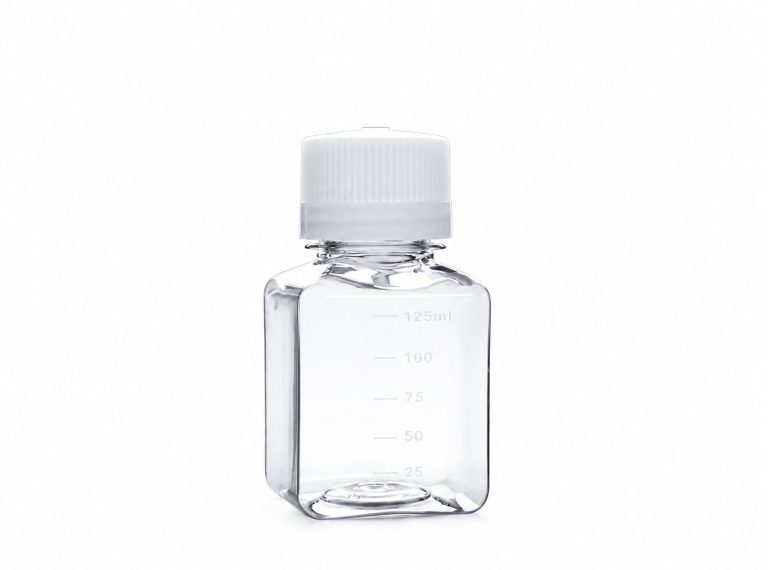 125 mL Square PET/PETG Media Bottle