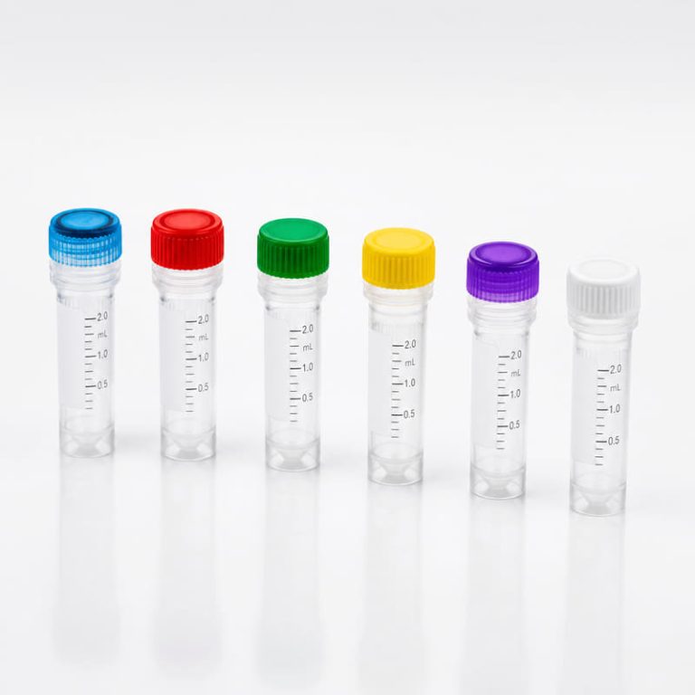 2.0 mL Cryogenic Vials – Complete Base, Cap & Color Range