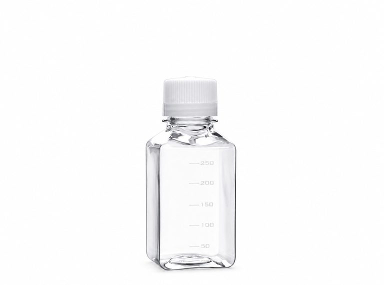 250 mL Square PET/PETG Media Bottle