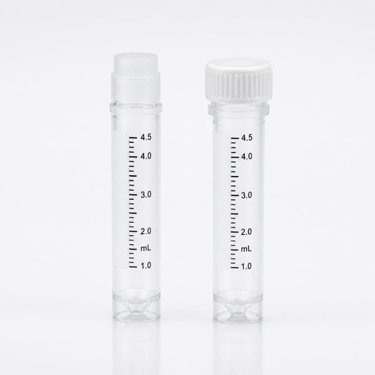 4.5 mL Cryogenic Vials – Hex, Flat-Bottom & Round-Bottom