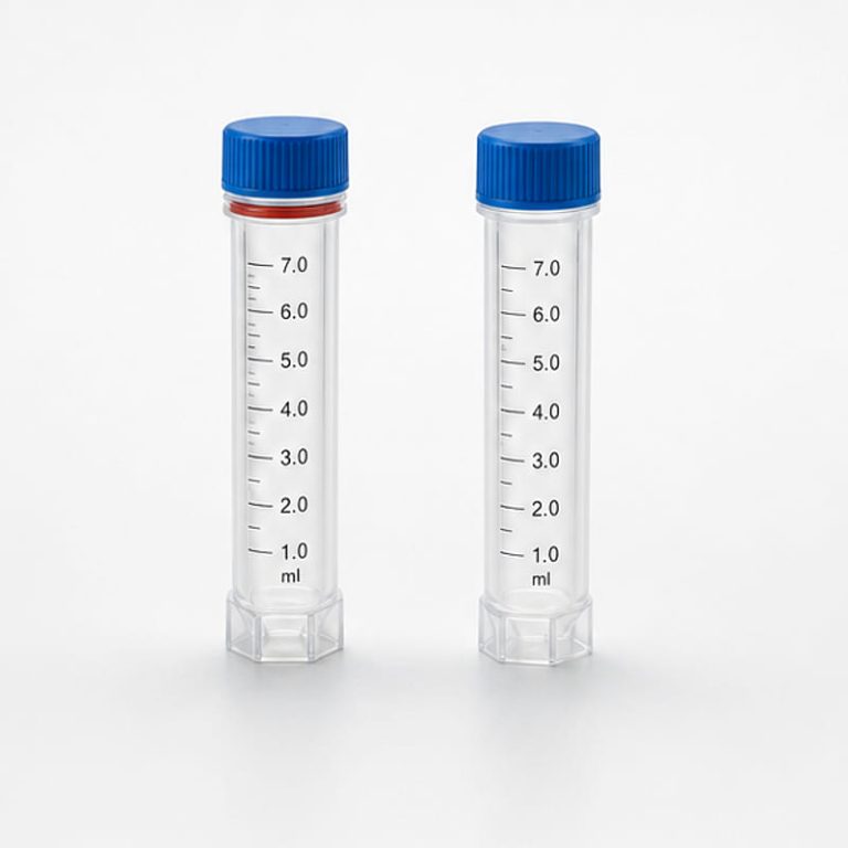 7.0 mL cryogenic vials with gasket and gasket-free sealing options