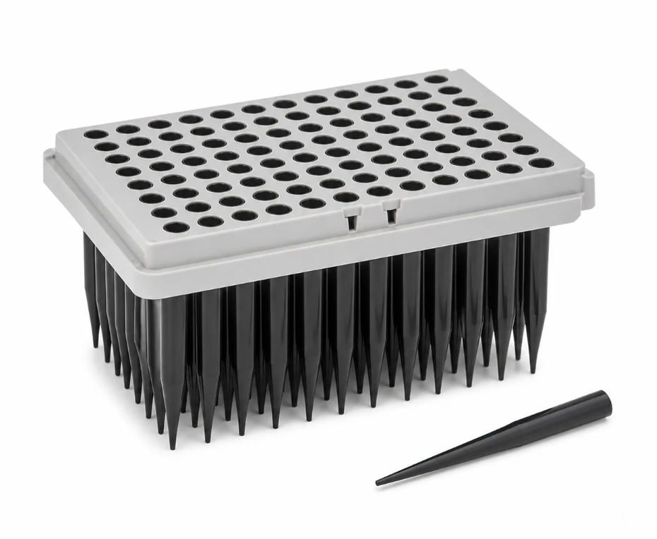 Puretest robotic tips support precise automated liquid handling workflows