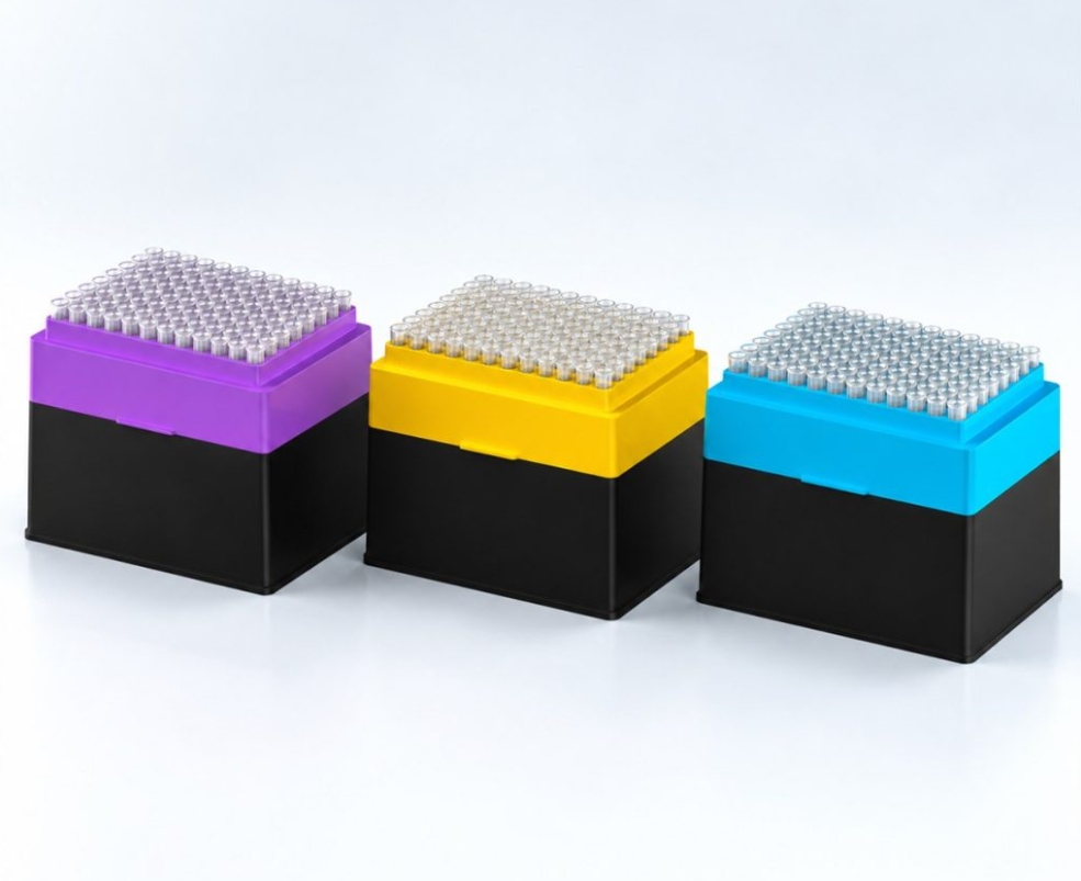 Opentrons-compatible pipette tips ensure precision, sterility, and low retention